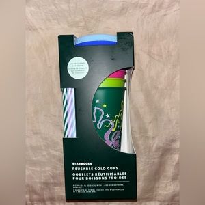 Starbucks color changing cup set